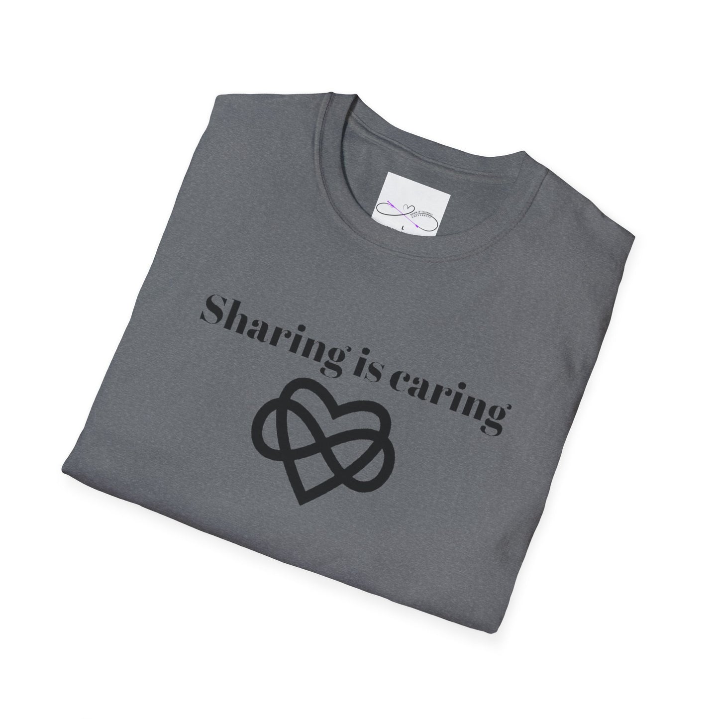 Sharing is Caring Poly Unisex Softstyle T-Shirt