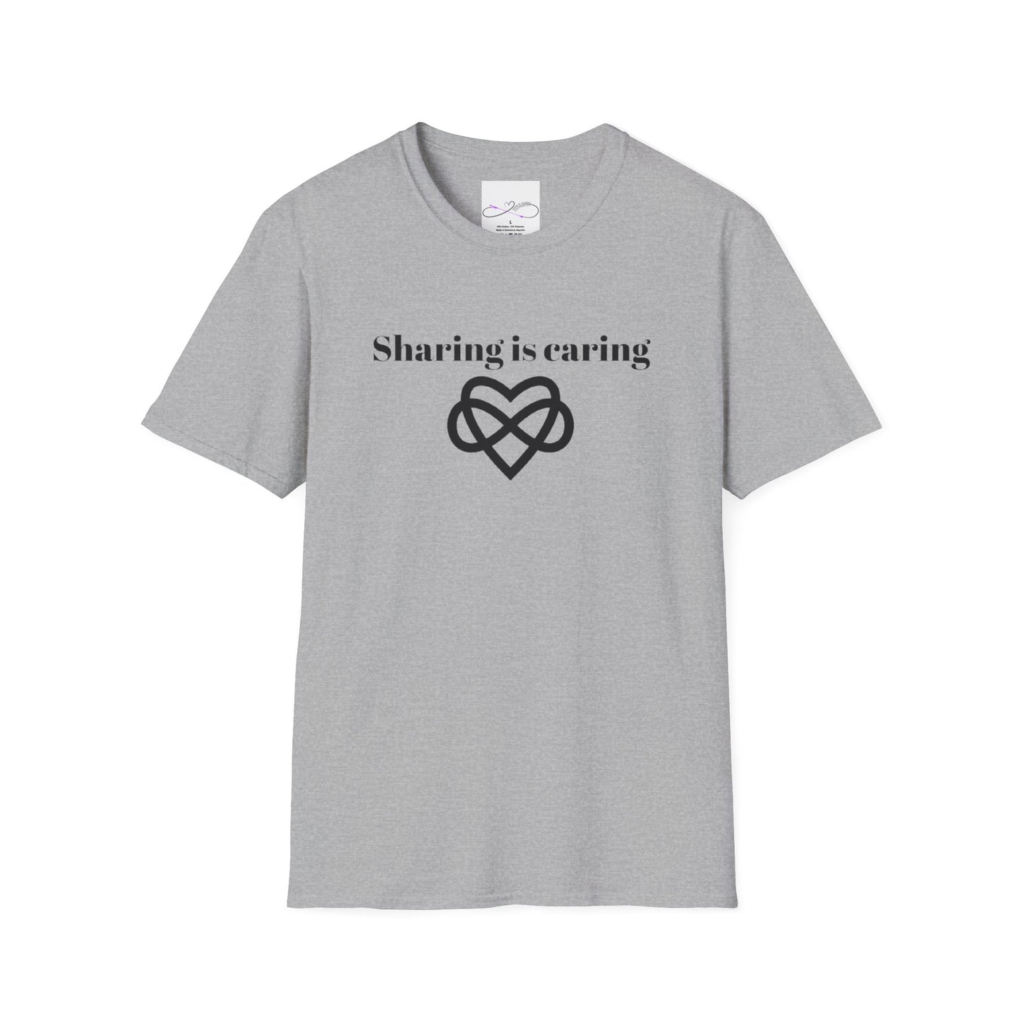 Sharing is Caring Poly Unisex Softstyle T-Shirt