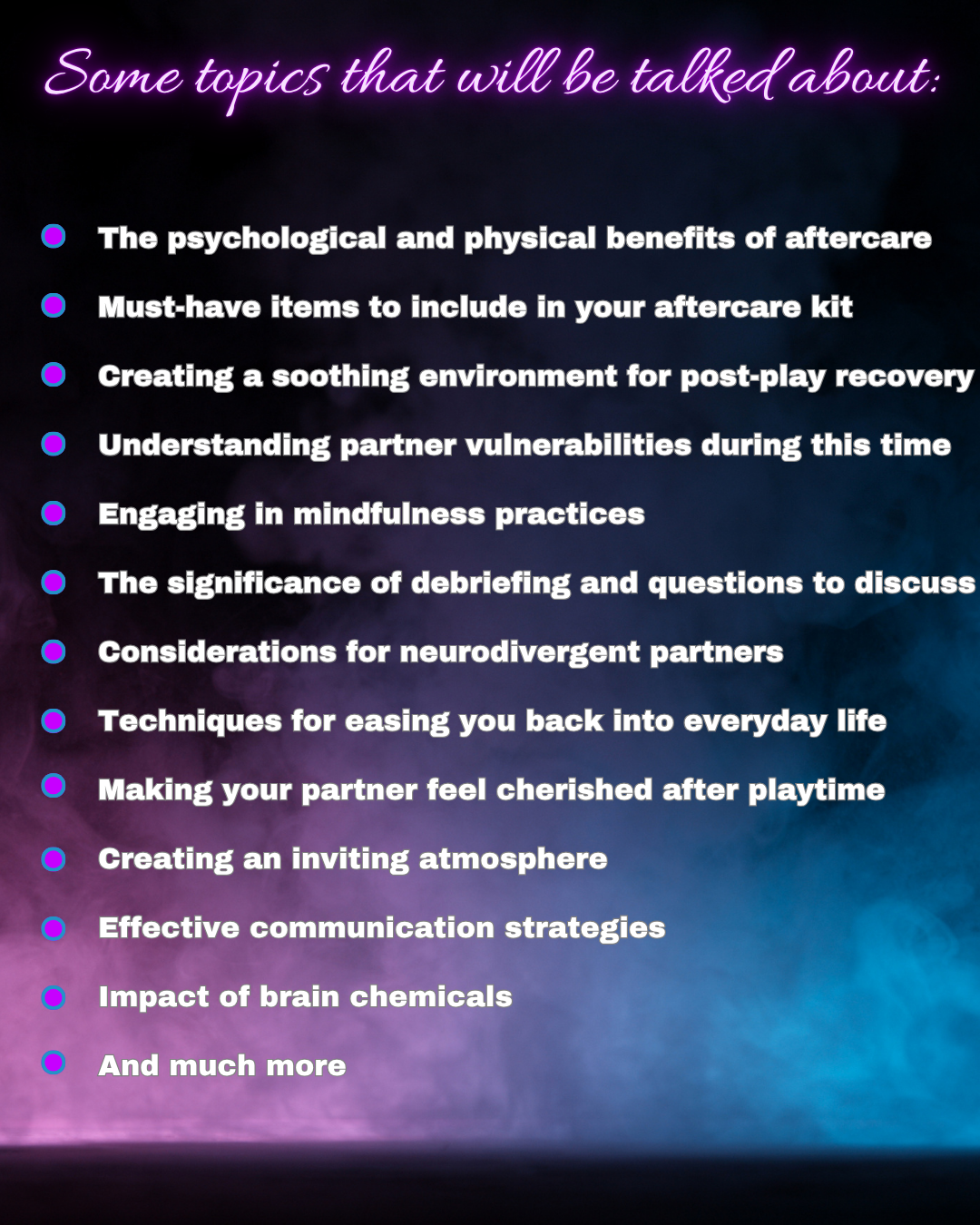 Caring for Your Partner After Intimacy