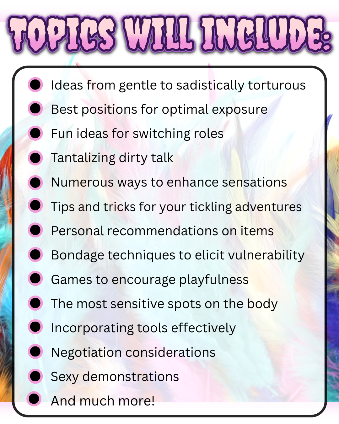 Torture with a Twist: Fun with Tickling