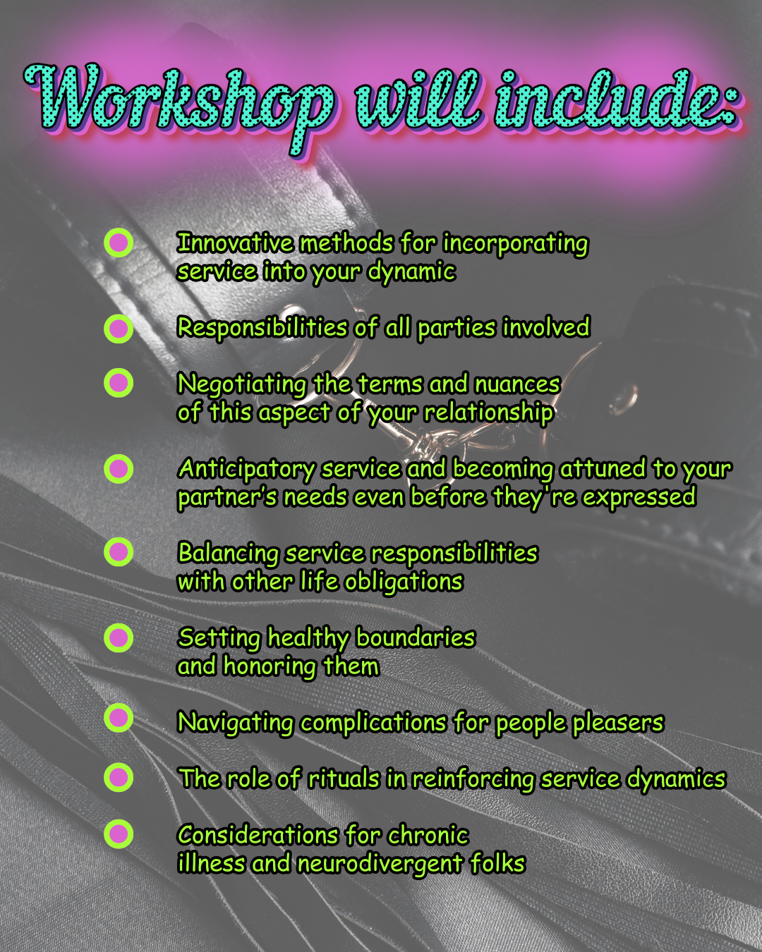 As You Wish: Exploring Service in Your Relationship Intensive