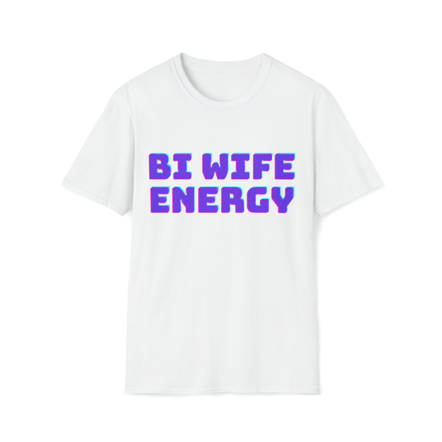Bi Wife Energy Unisex Softstyle T-Shirt