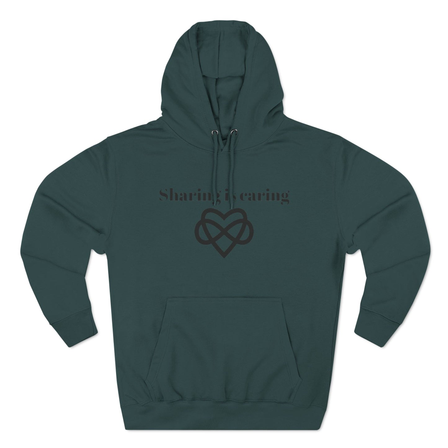 Sharing is Caring Poly Unisex Pullover Hoodie