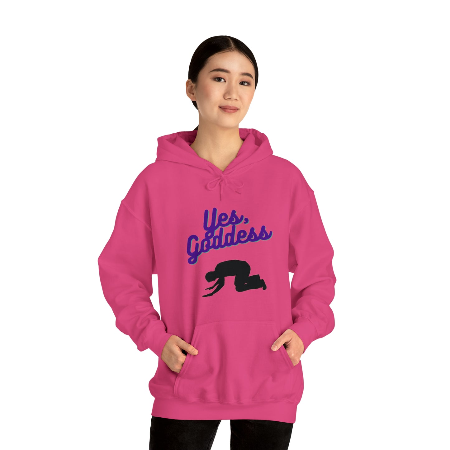 Yes, Goddess Unisex Hooded Sweatshirt