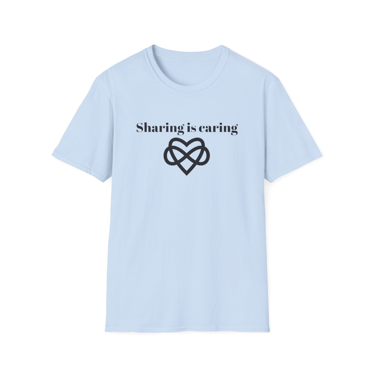 Sharing is Caring Poly Unisex Softstyle T-Shirt