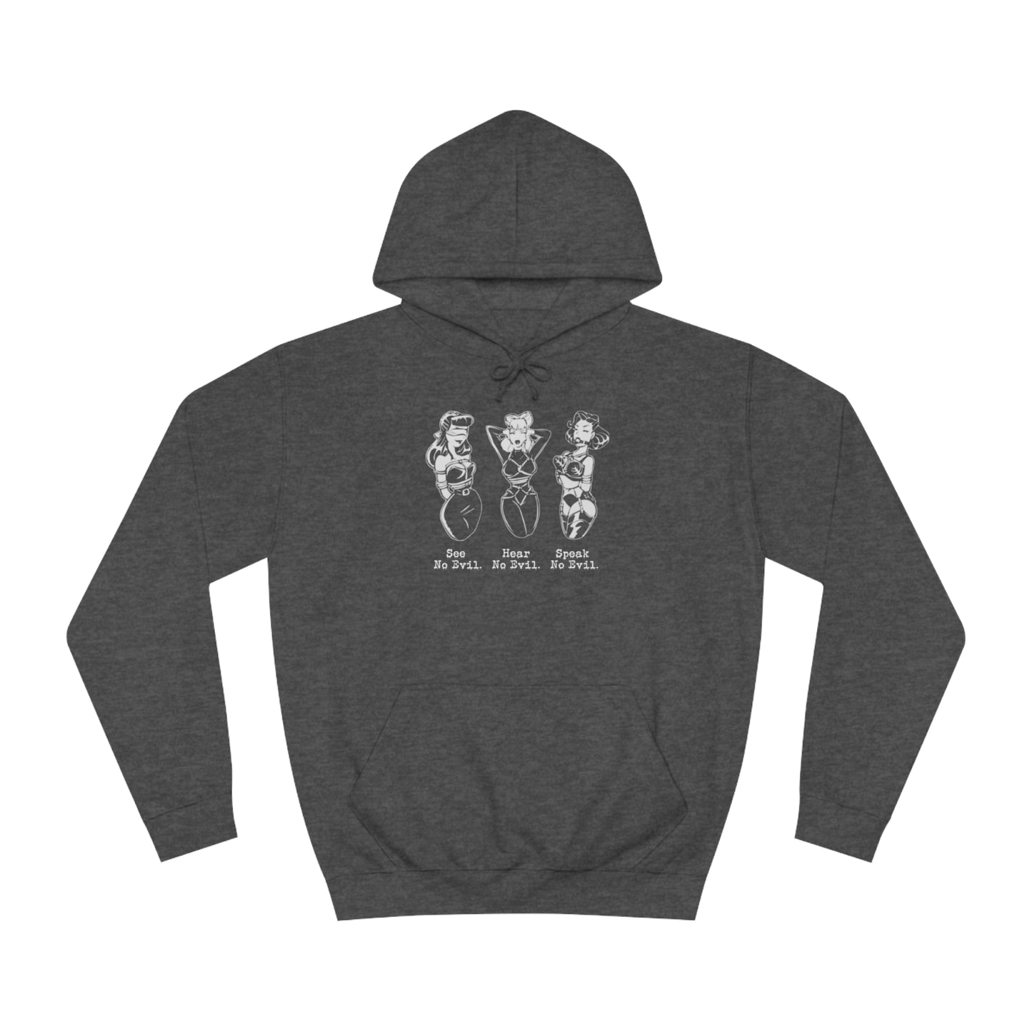 See, Hear, Speak No Evil Unisex Hoodie