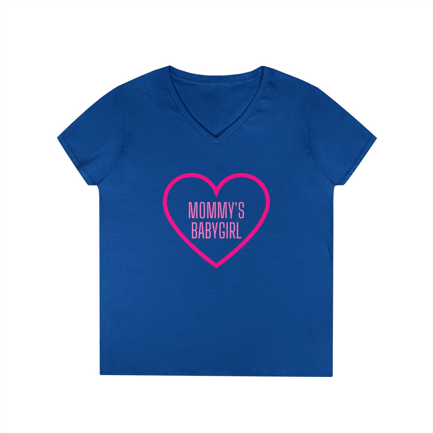 Mommy's Babygirl V-Neck T-Shirt