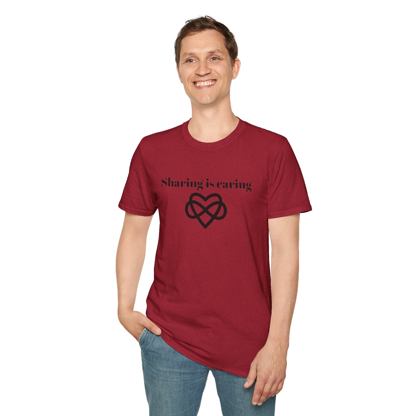 Sharing is Caring Poly Unisex Softstyle T-Shirt