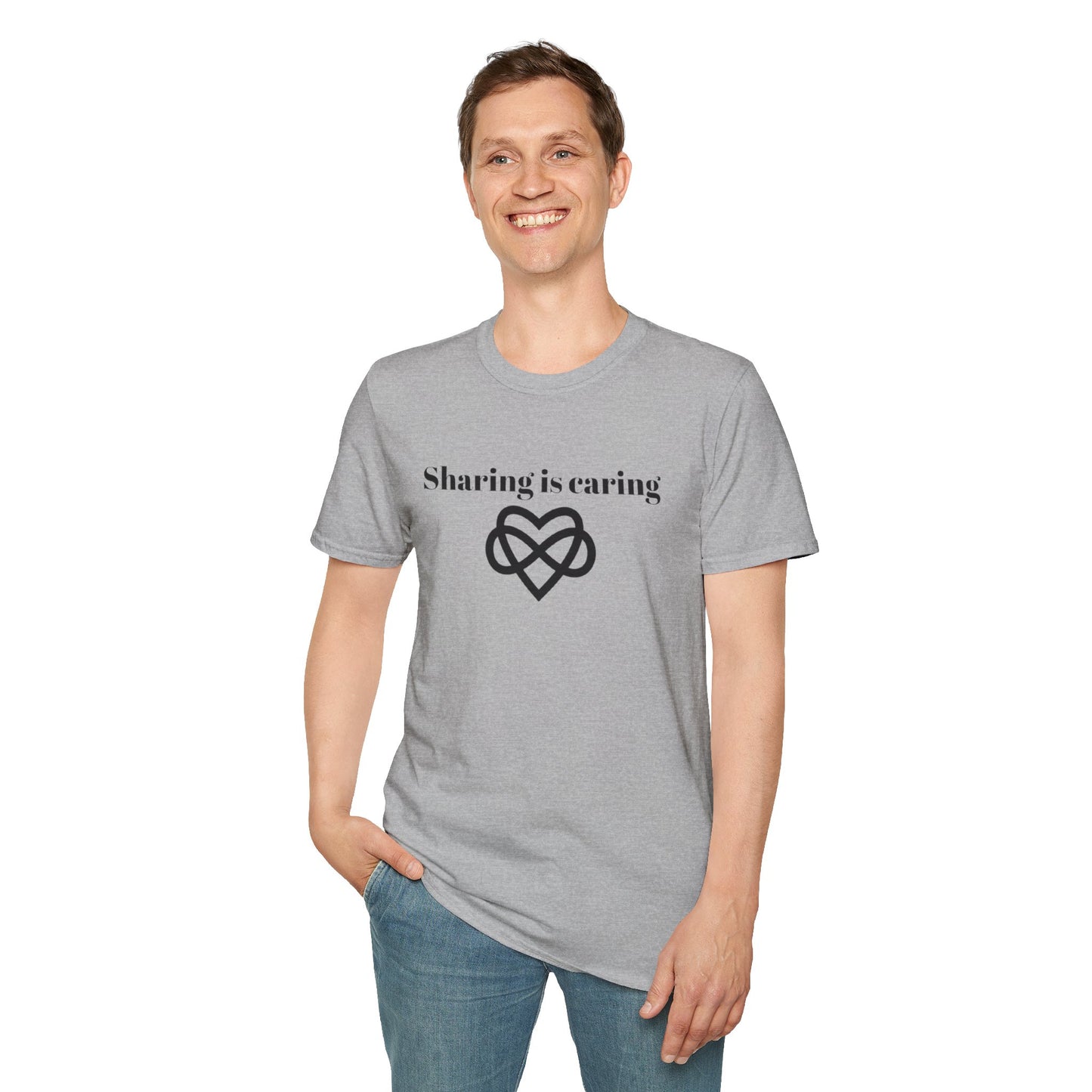 Sharing is Caring Poly Unisex Softstyle T-Shirt