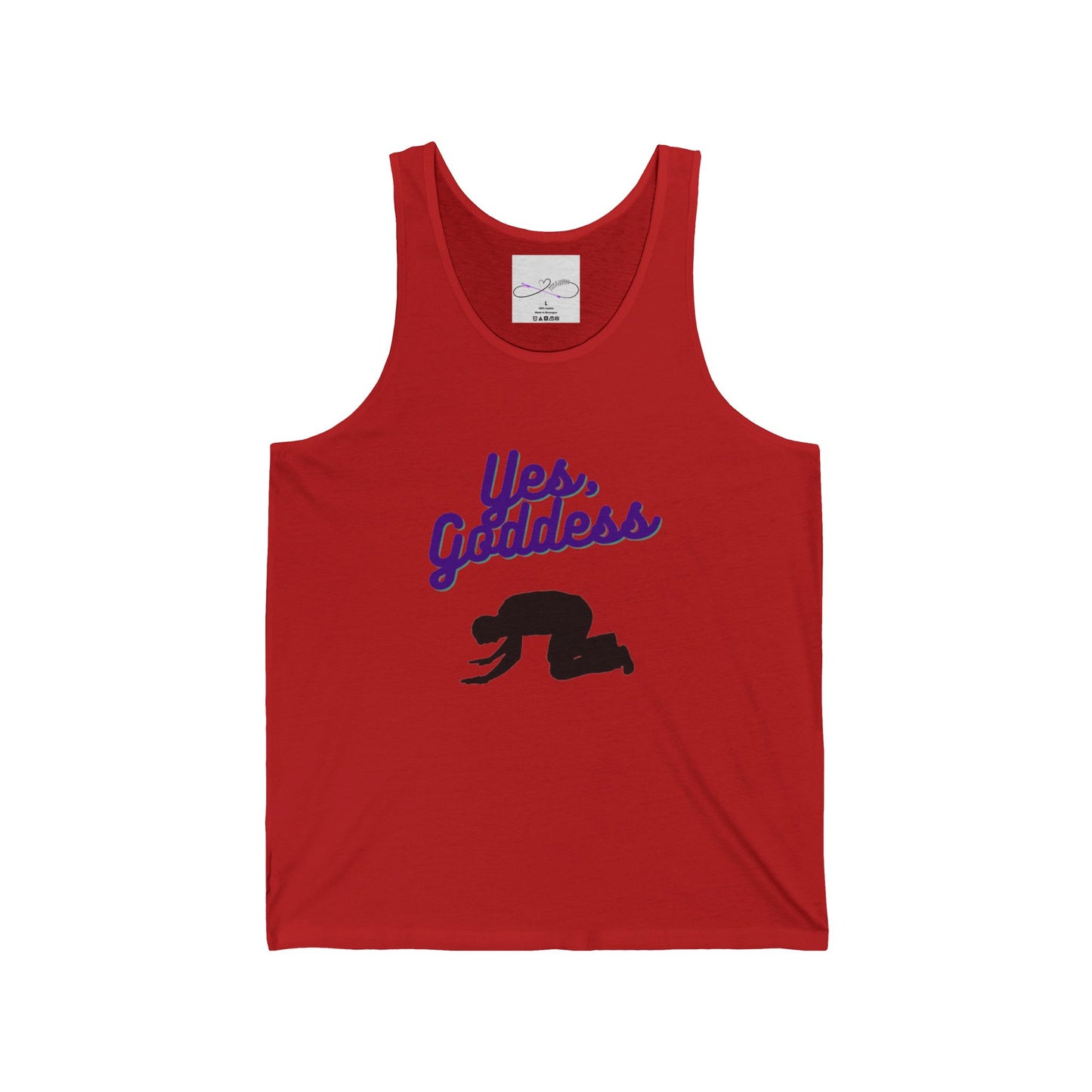 Yes, Goddess Unisex Jersey Tank