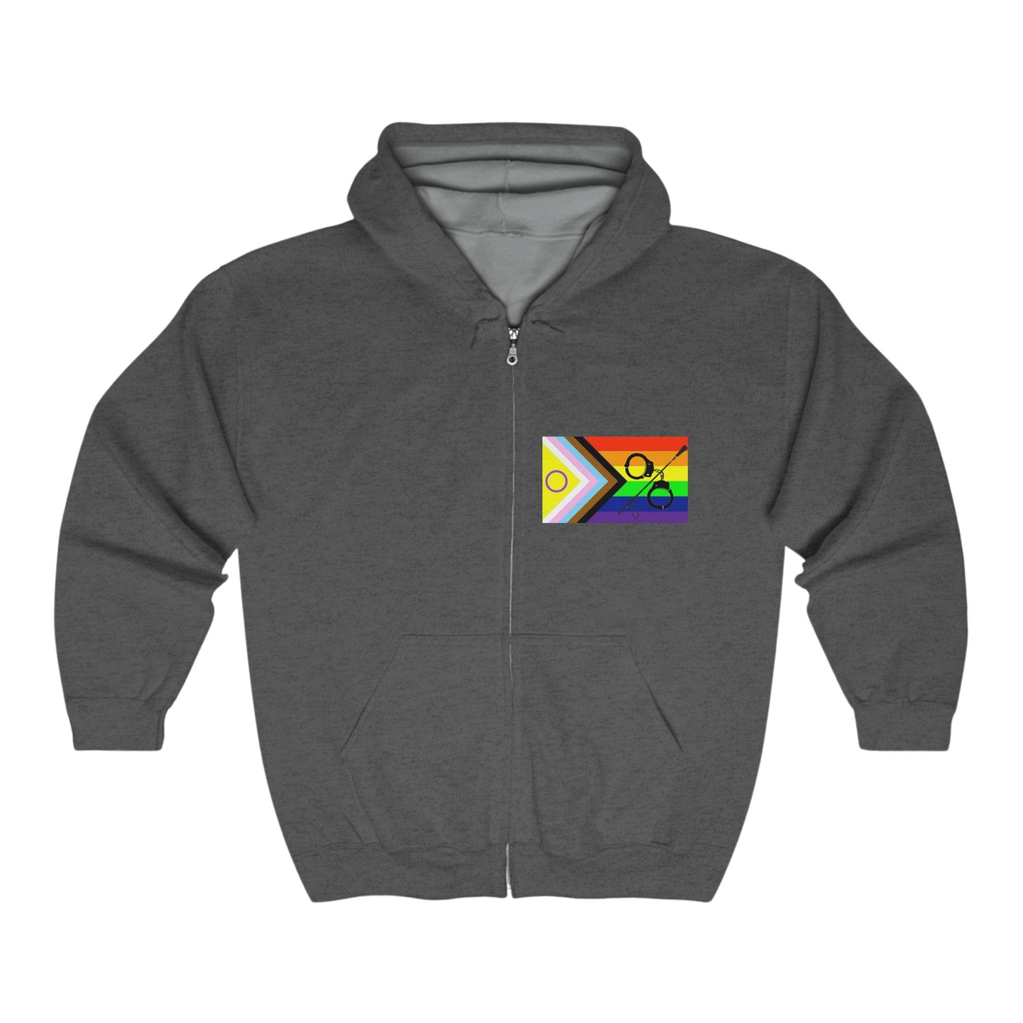 Kink Pride Unisex Full Zip Hooded Sweatshirt