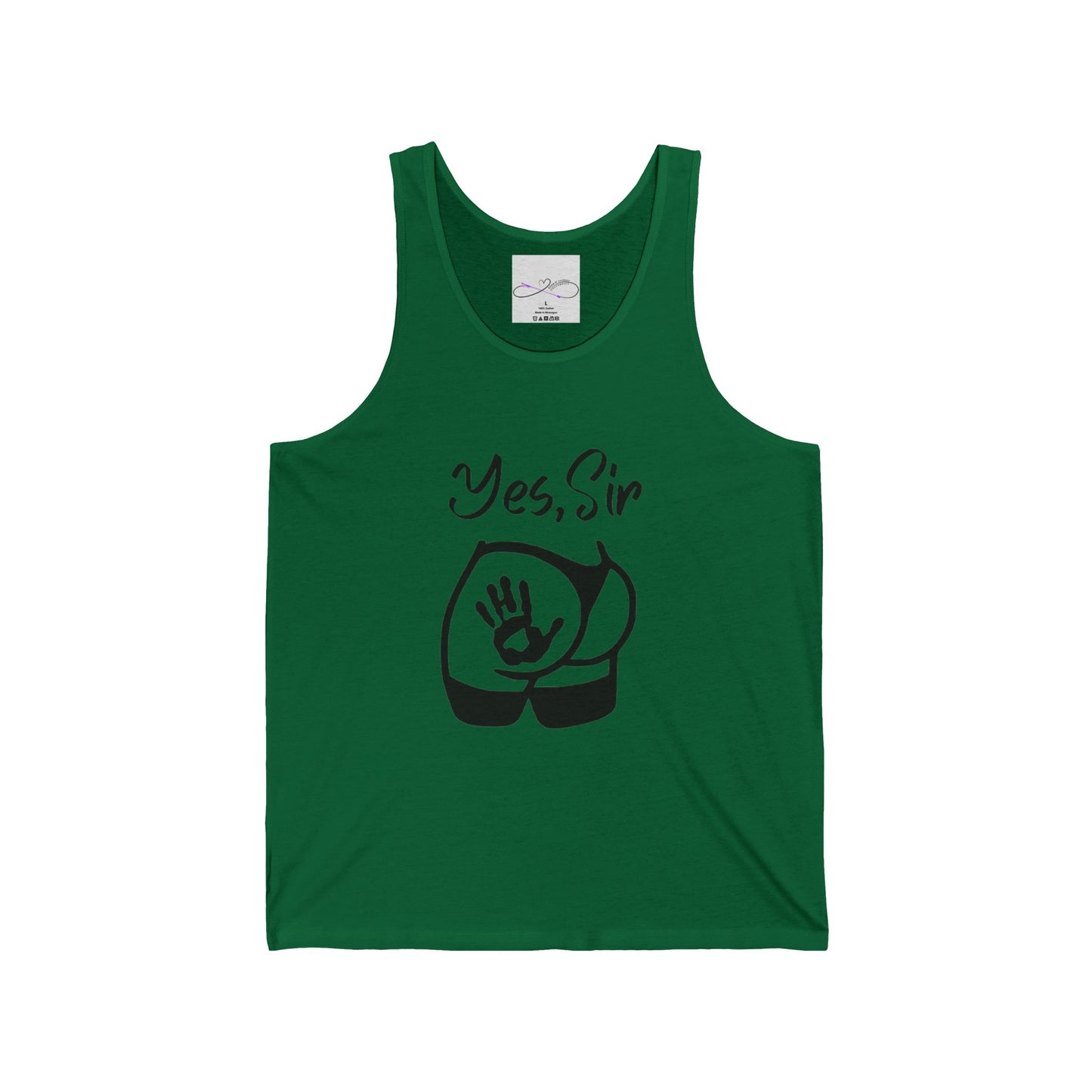 Yes, Sir Unisex Jersey Tank