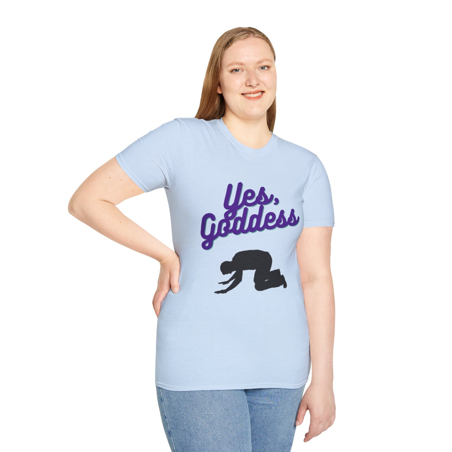 Yes, Goddess Unisex Softstyle T-Shirt