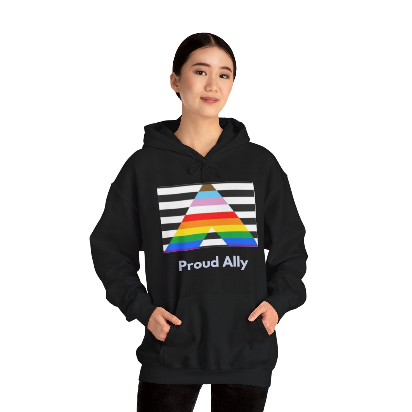 Proud Ally Unisex Hooded Sweatshirt