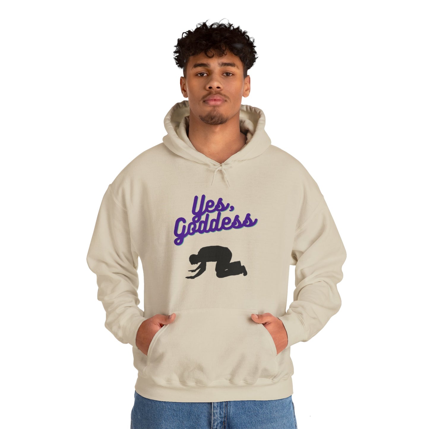 Yes, Goddess Unisex Hooded Sweatshirt