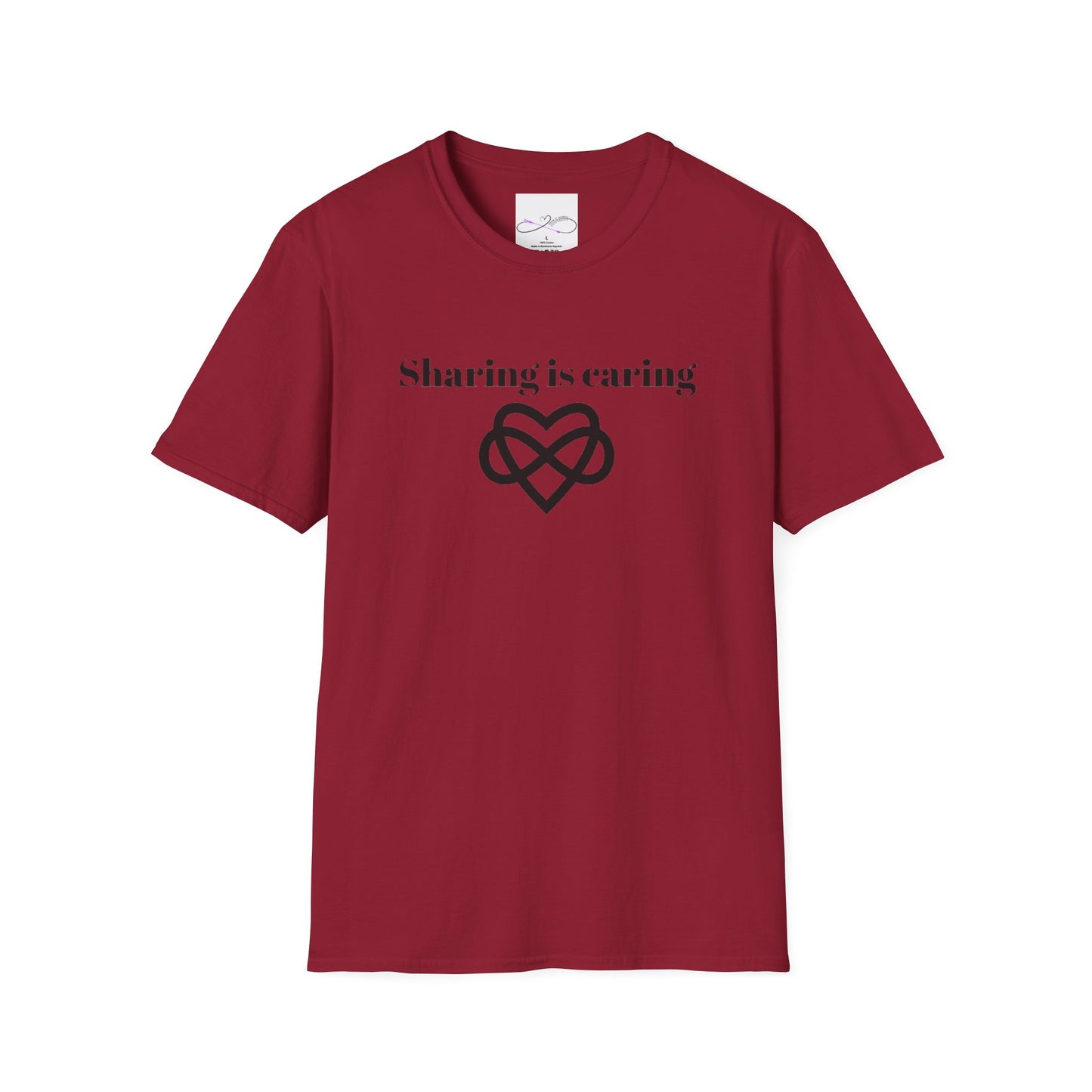 Sharing is Caring Poly Unisex Softstyle T-Shirt