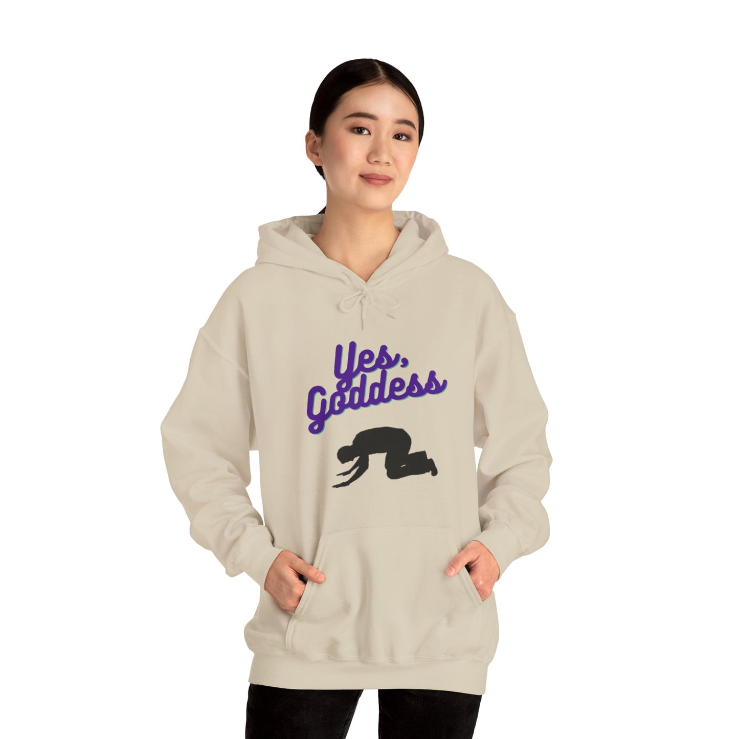 Yes, Goddess Unisex Hooded Sweatshirt