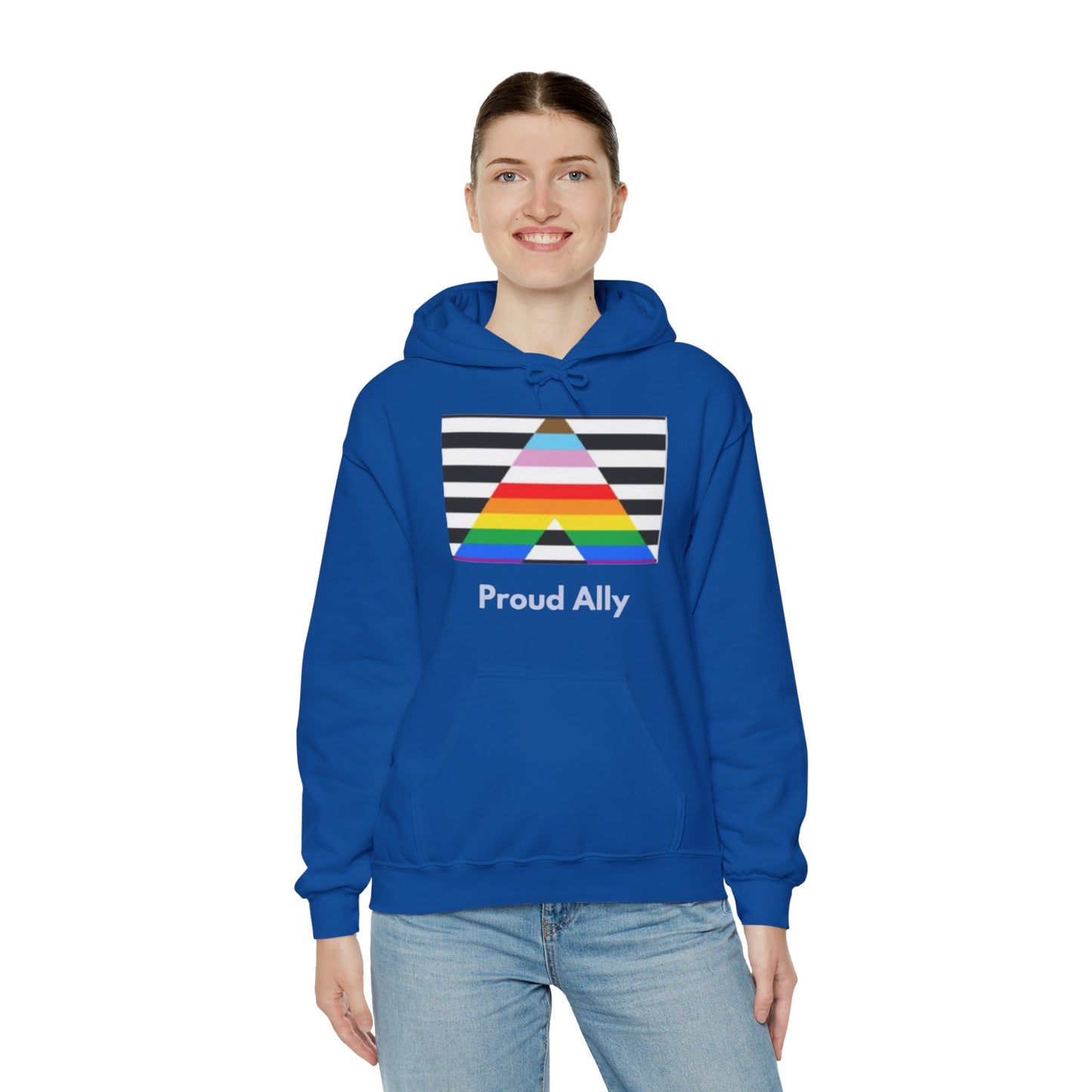 Proud Ally Unisex Hooded Sweatshirt