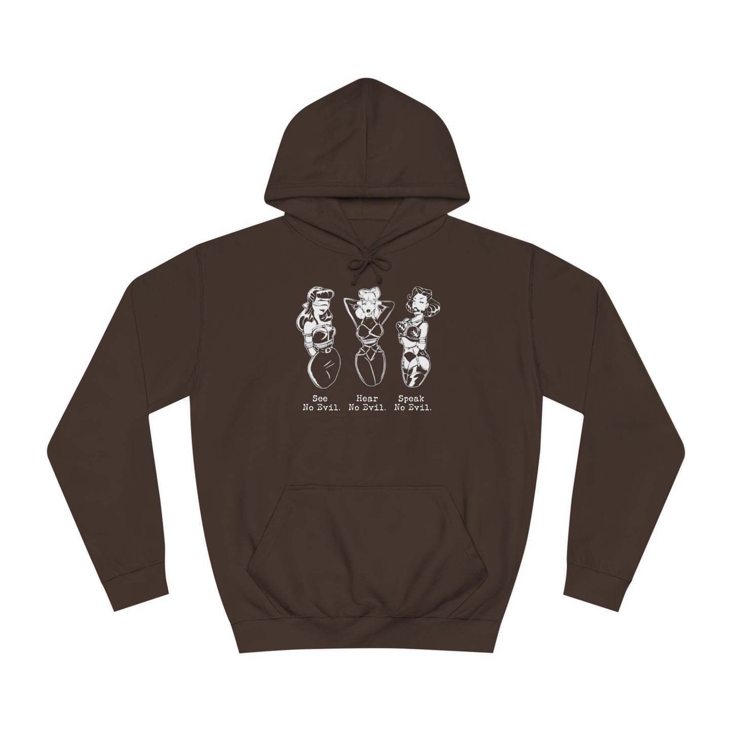 See, Hear, Speak No Evil Unisex Hoodie