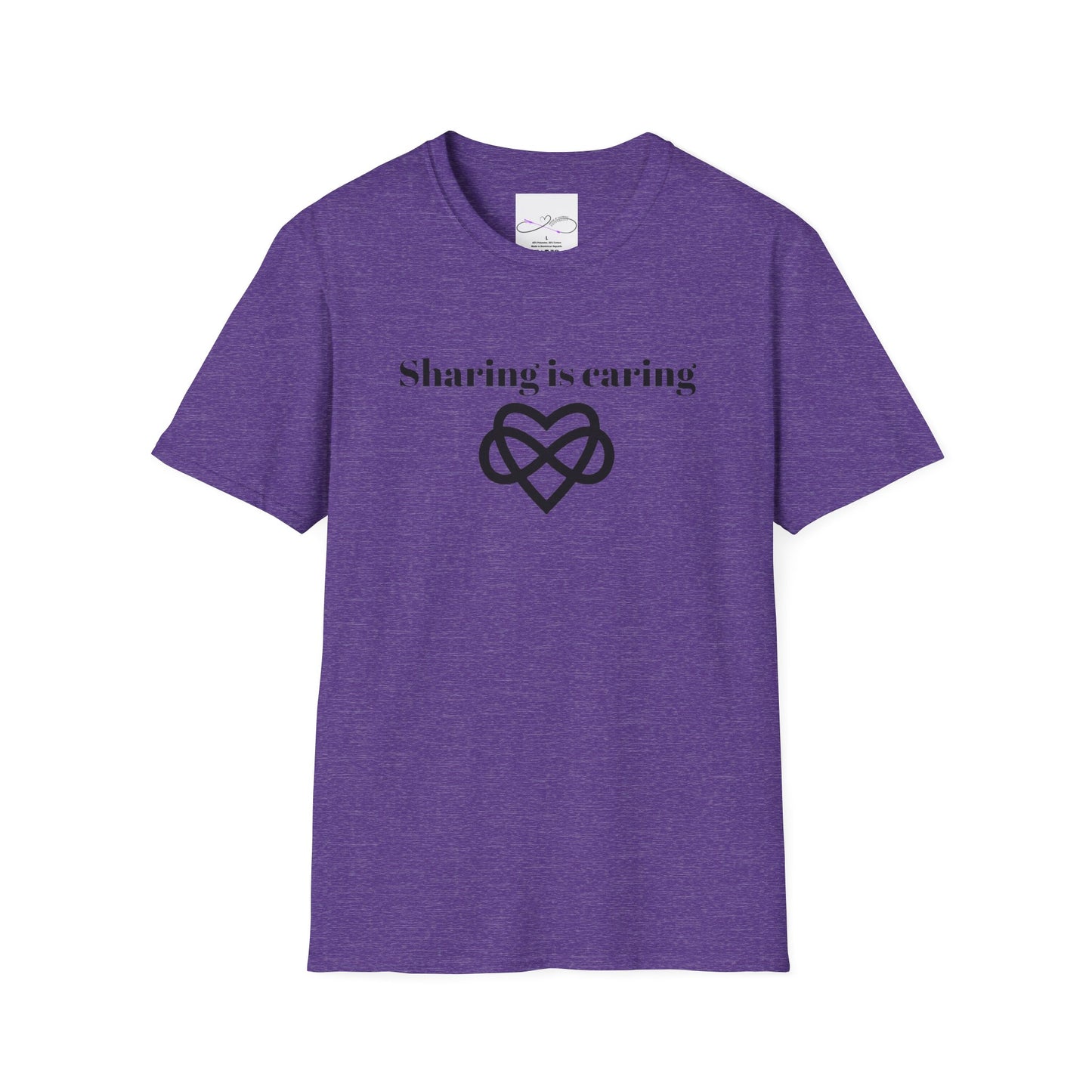 Sharing is Caring Poly Unisex Softstyle T-Shirt