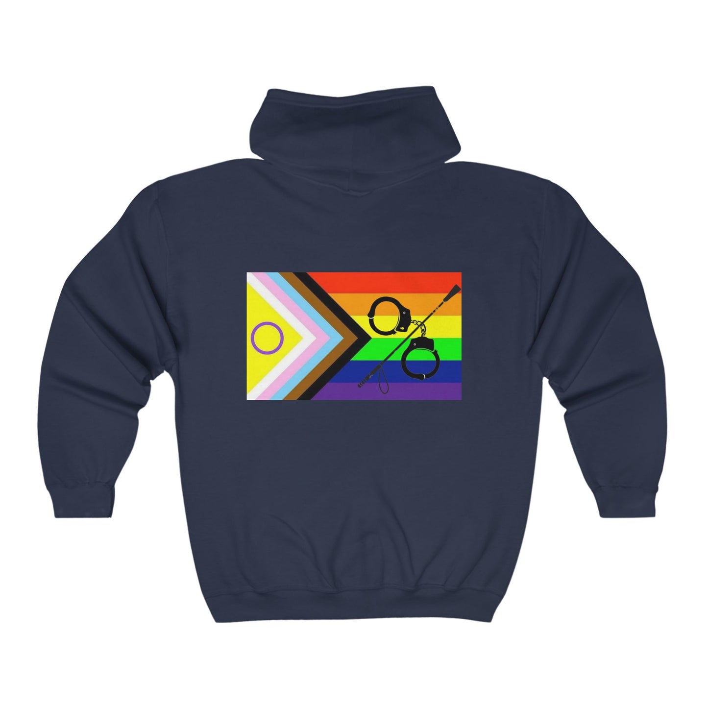 Kink Pride Unisex Full Zip Hooded Sweatshirt