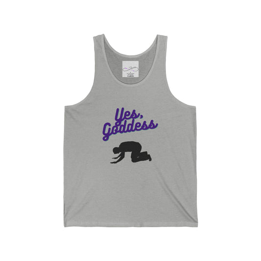 Yes, Goddess Unisex Jersey Tank