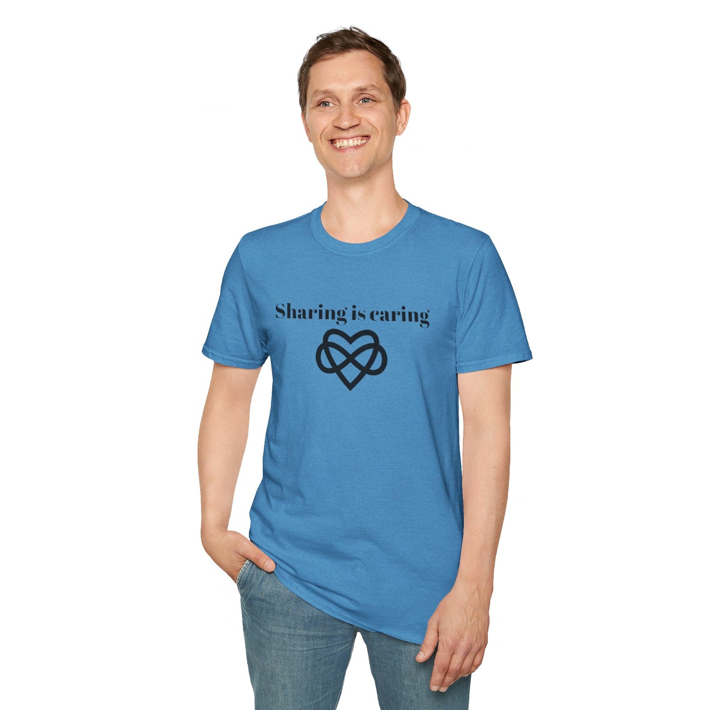 Sharing is Caring Poly Unisex Softstyle T-Shirt