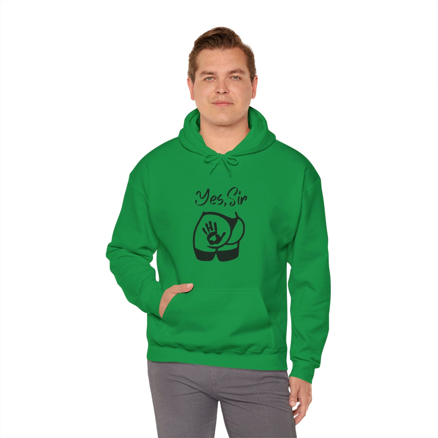 Yes Sir Unisex Hooded Sweatshirt