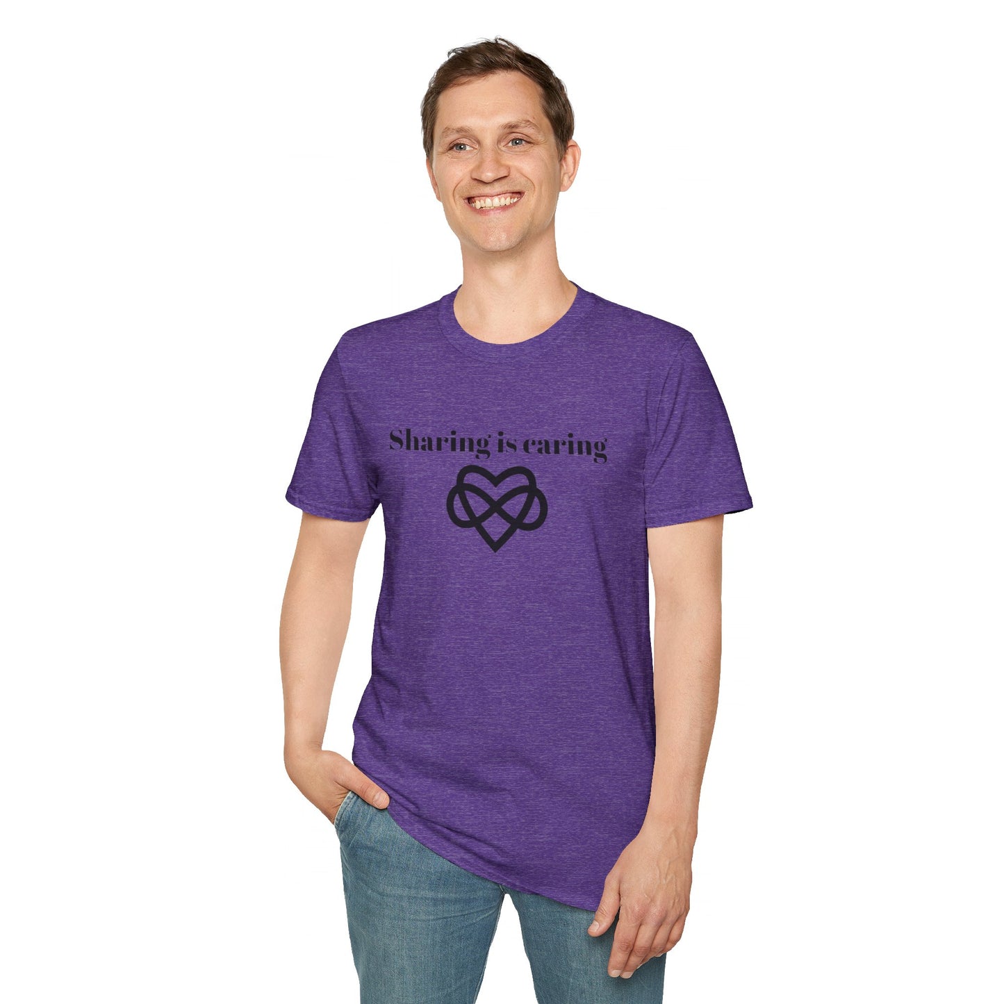 Sharing is Caring Poly Unisex Softstyle T-Shirt