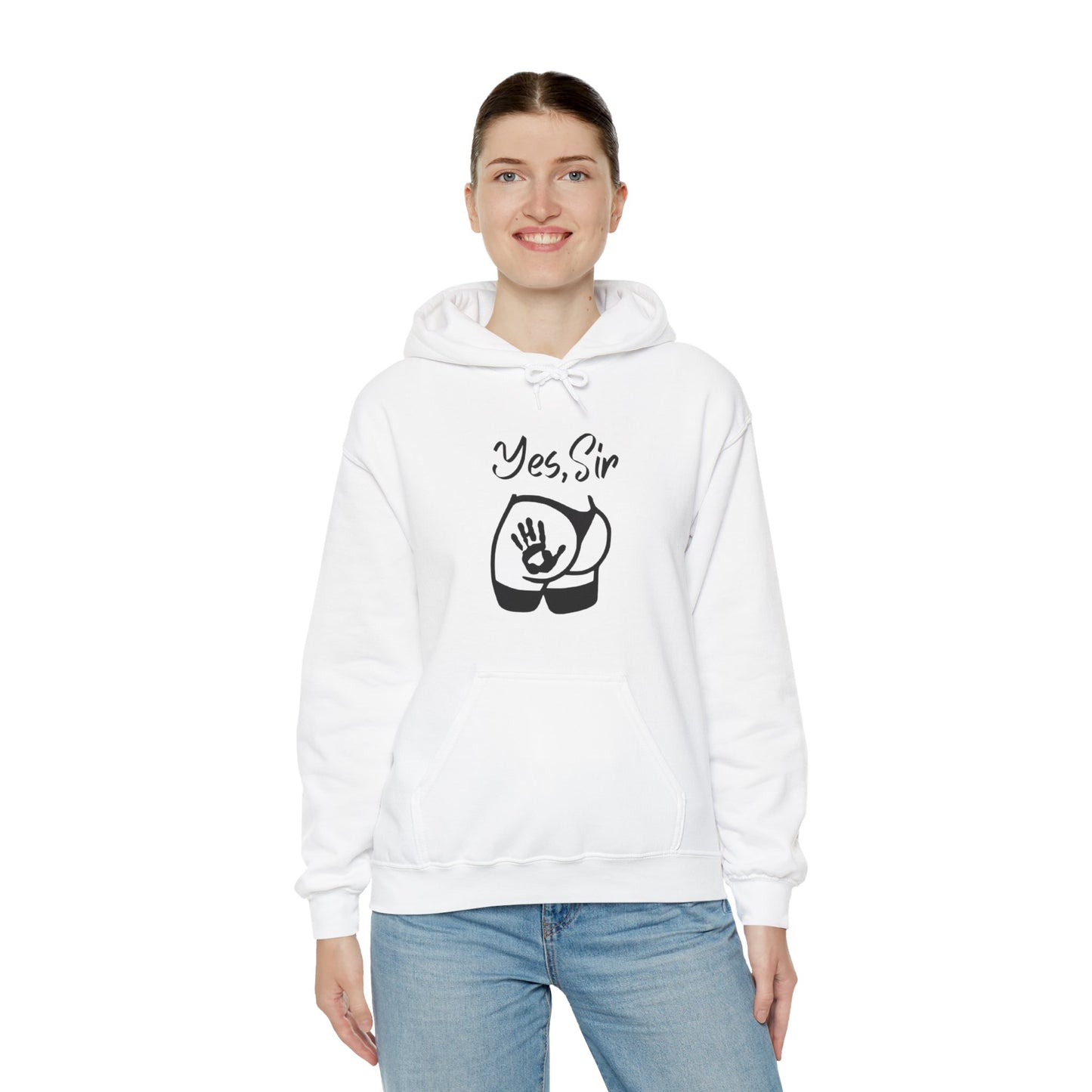 Yes Sir Unisex Hooded Sweatshirt