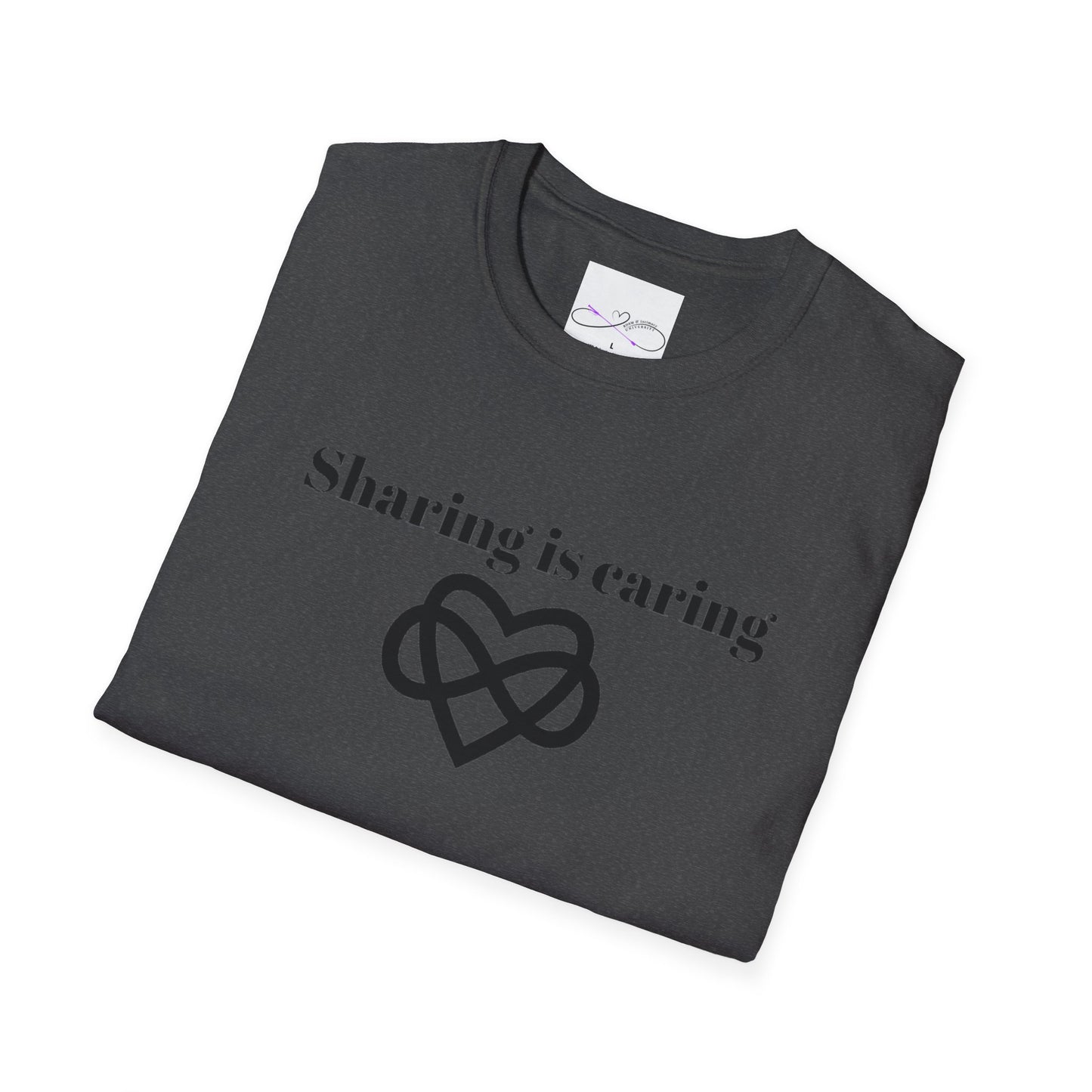 Sharing is Caring Poly Unisex Softstyle T-Shirt