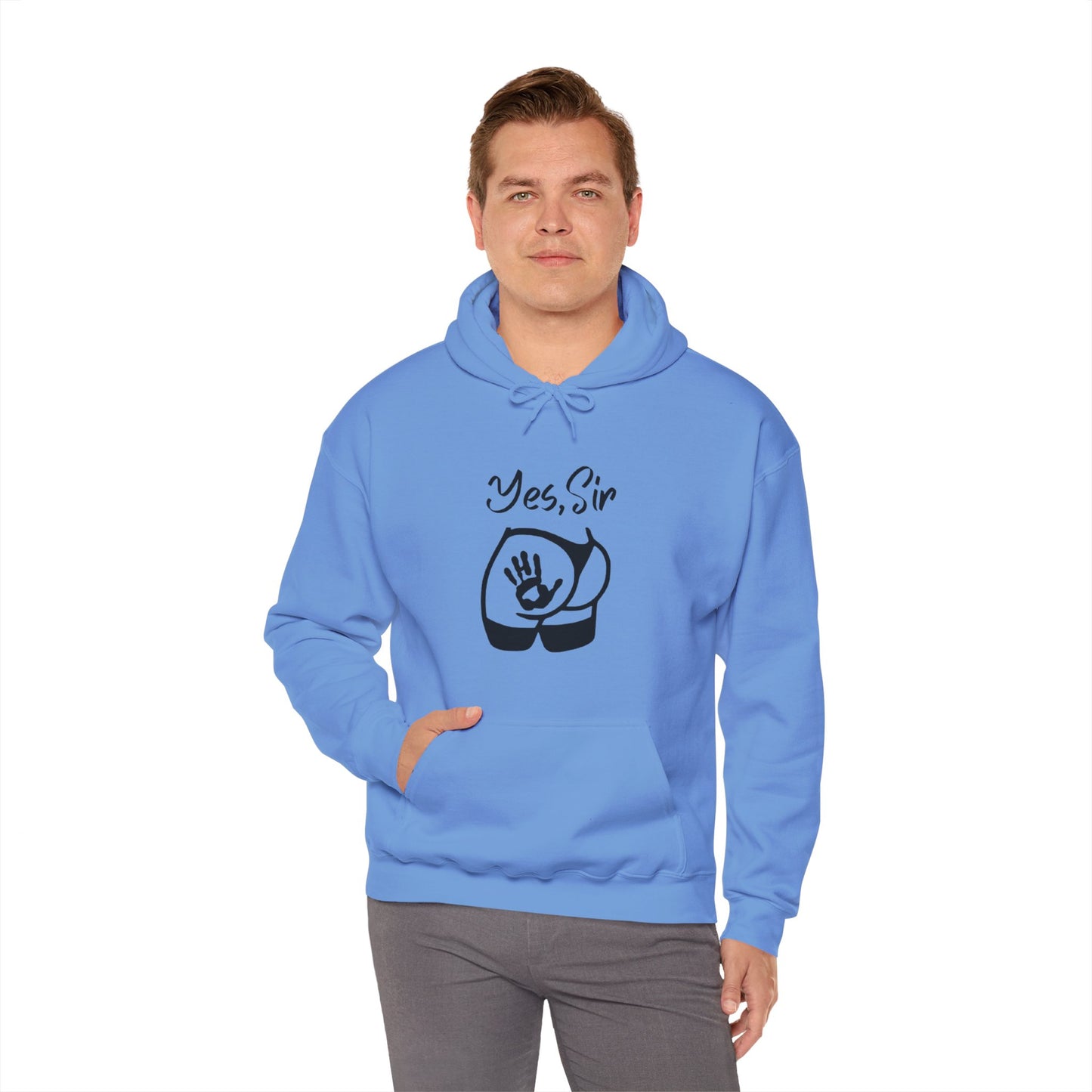 Yes Sir Unisex Hooded Sweatshirt