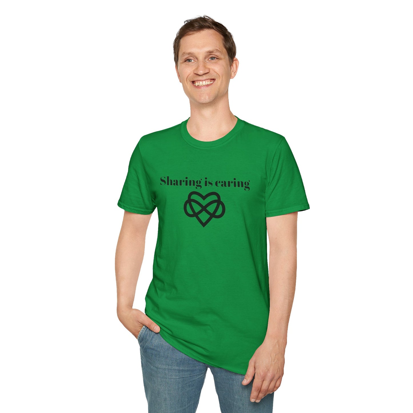 Sharing is Caring Poly Unisex Softstyle T-Shirt