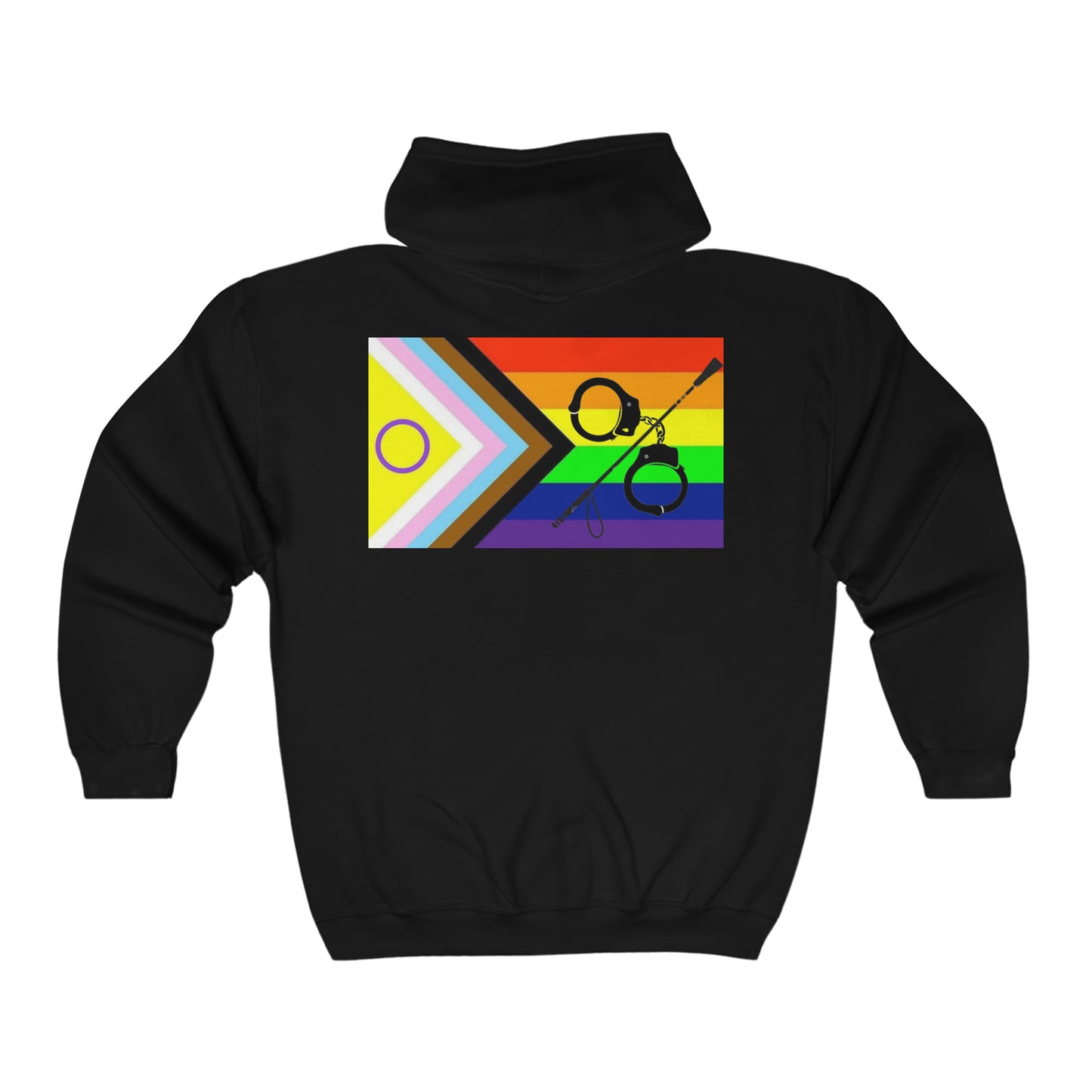 Kink Pride Unisex Full Zip Hooded Sweatshirt