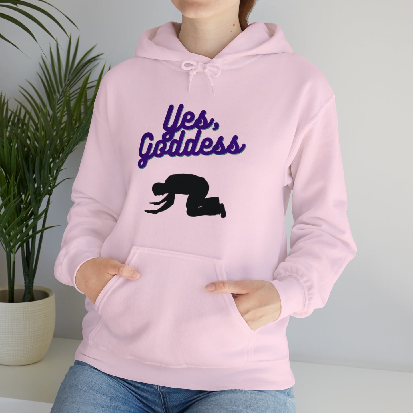 Yes, Goddess Unisex Hooded Sweatshirt