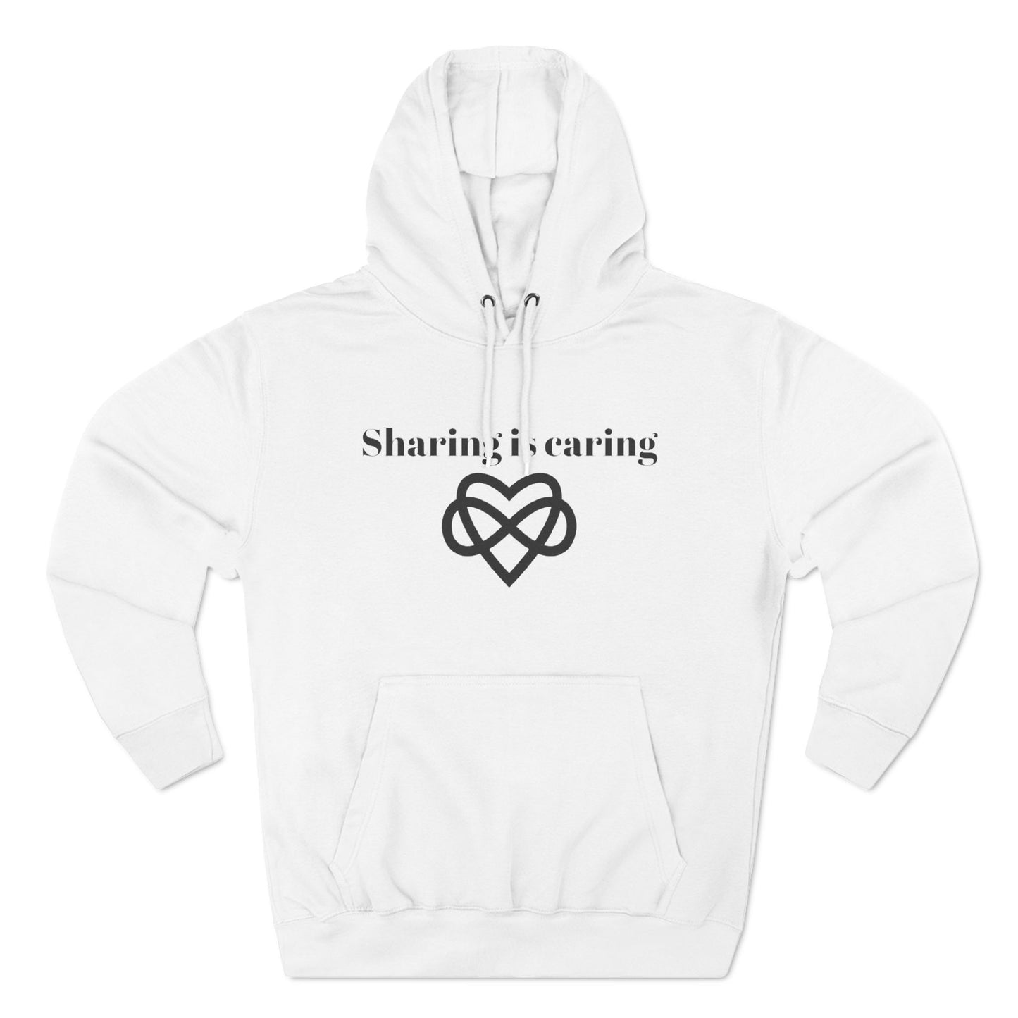 Sharing is Caring Poly Unisex Pullover Hoodie