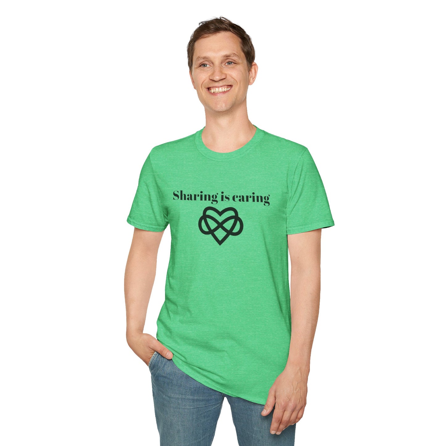 Sharing is Caring Poly Unisex Softstyle T-Shirt