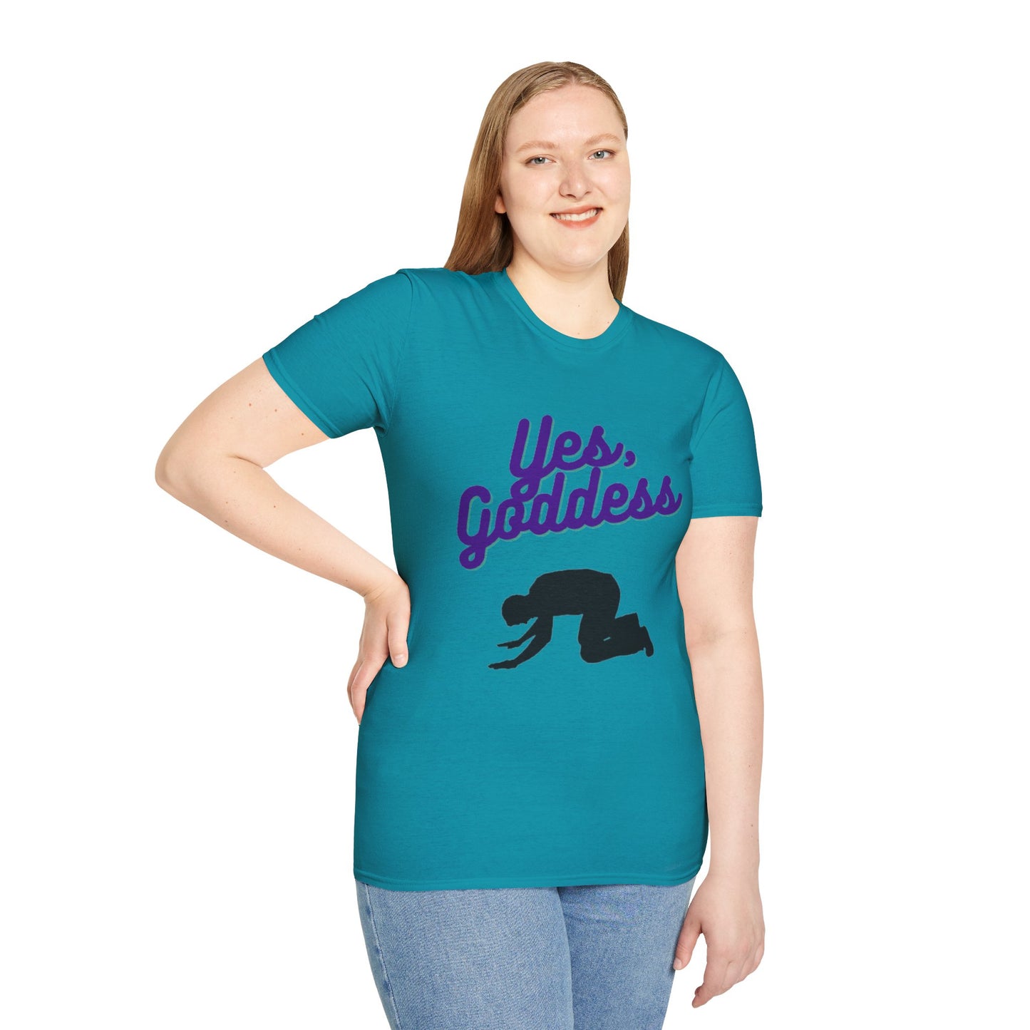 Yes, Goddess Unisex Softstyle T-Shirt