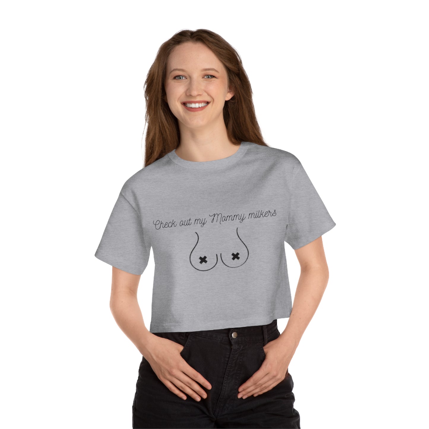 Mommy Milkers Cropped T-Shirt