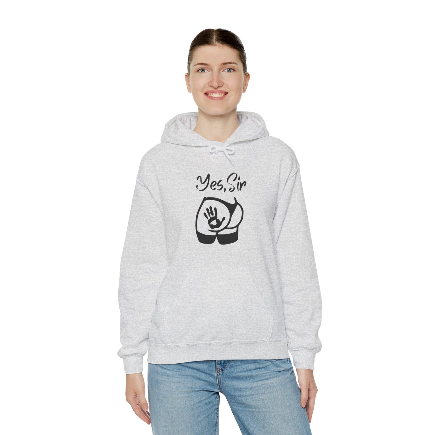 Yes Sir Unisex Hooded Sweatshirt