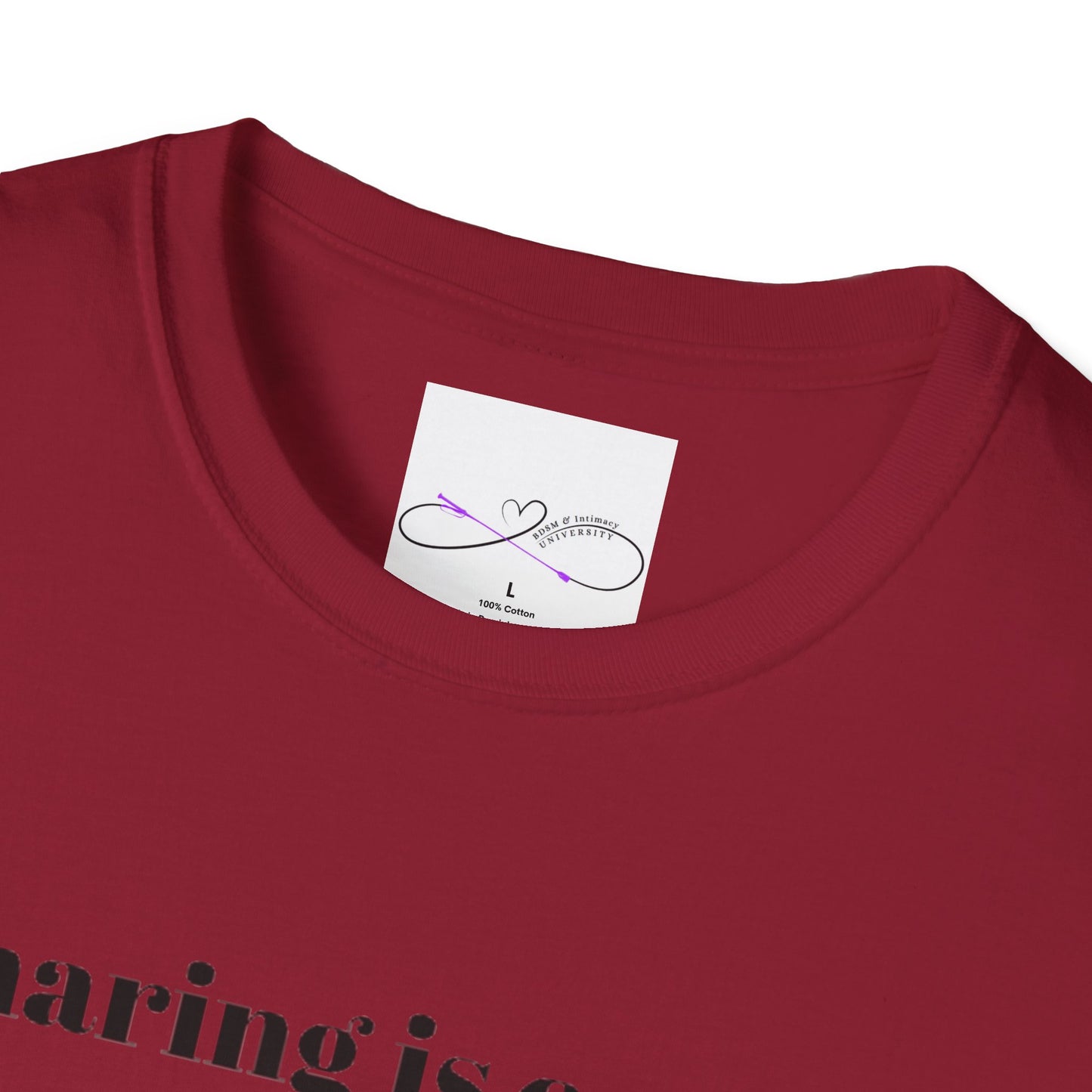 Sharing is Caring Poly Unisex Softstyle T-Shirt