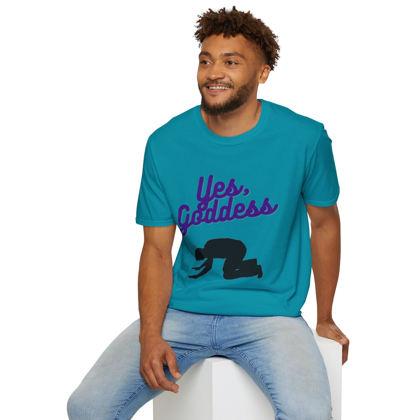 Yes, Goddess Unisex Softstyle T-Shirt