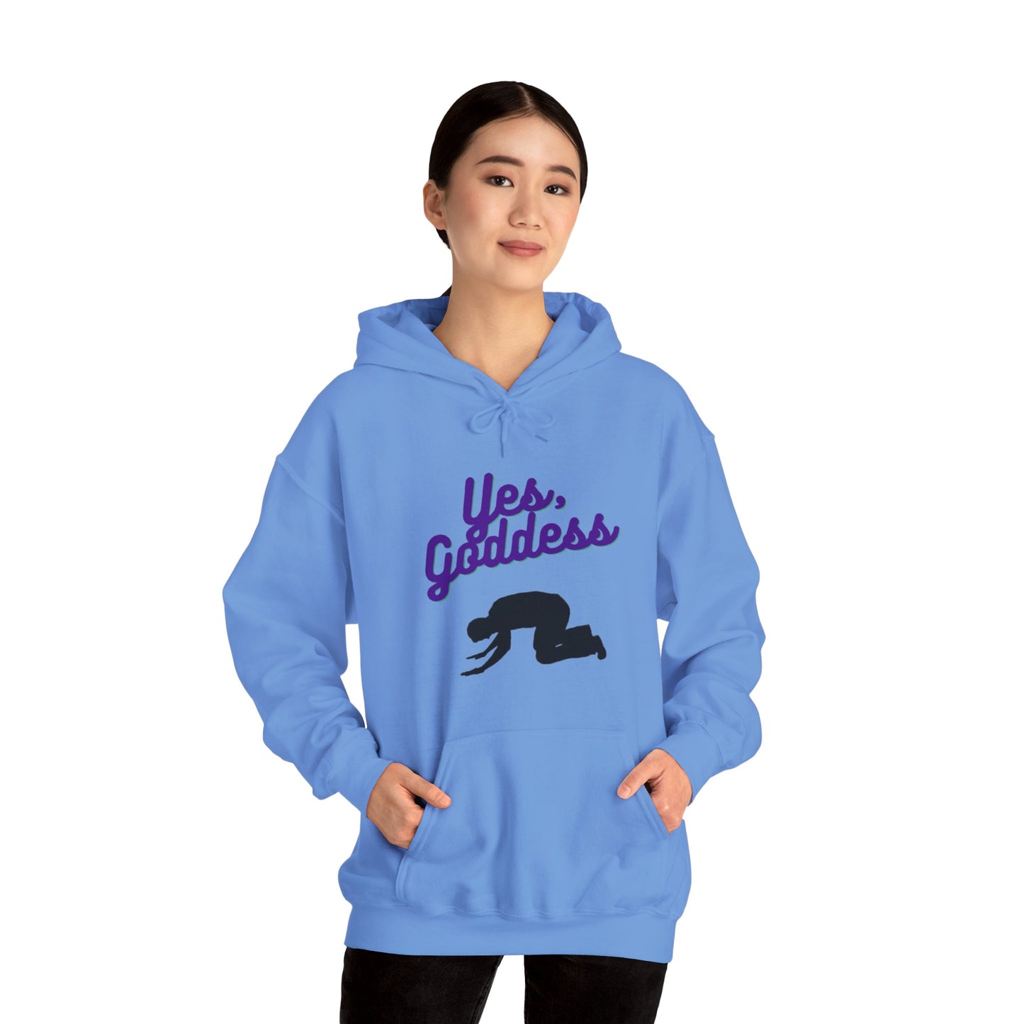 Yes, Goddess Unisex Hooded Sweatshirt