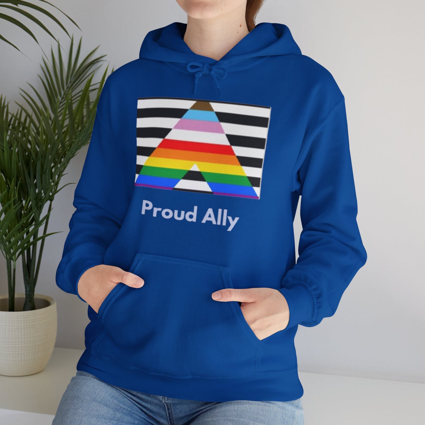 Proud Ally Unisex Hooded Sweatshirt