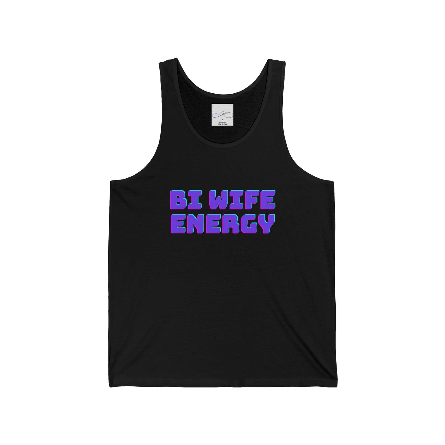 Bi Wife Energy Unisex Jersey Tank