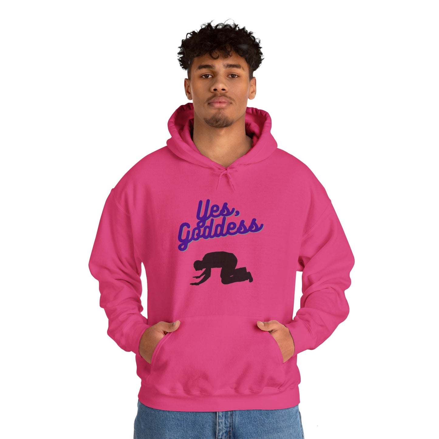 Yes, Goddess Unisex Hooded Sweatshirt