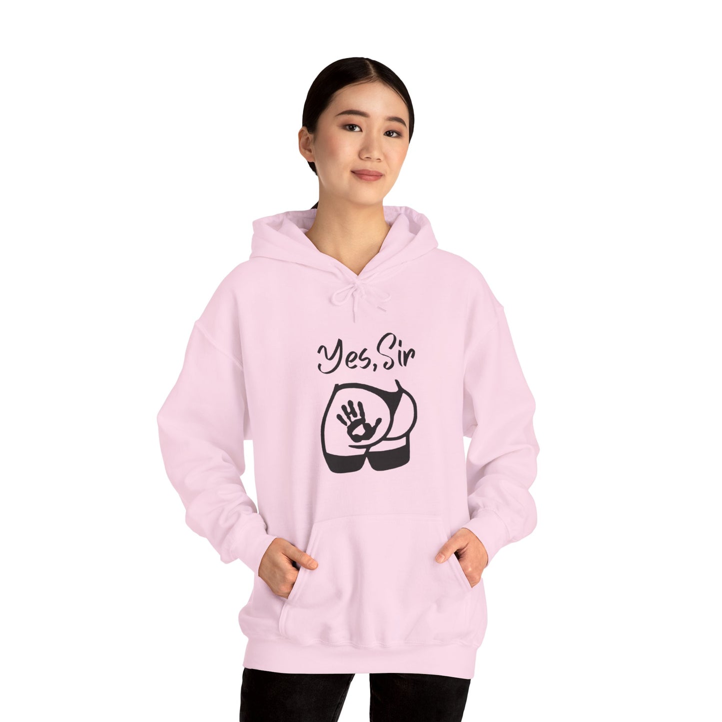 Yes Sir Unisex Hooded Sweatshirt