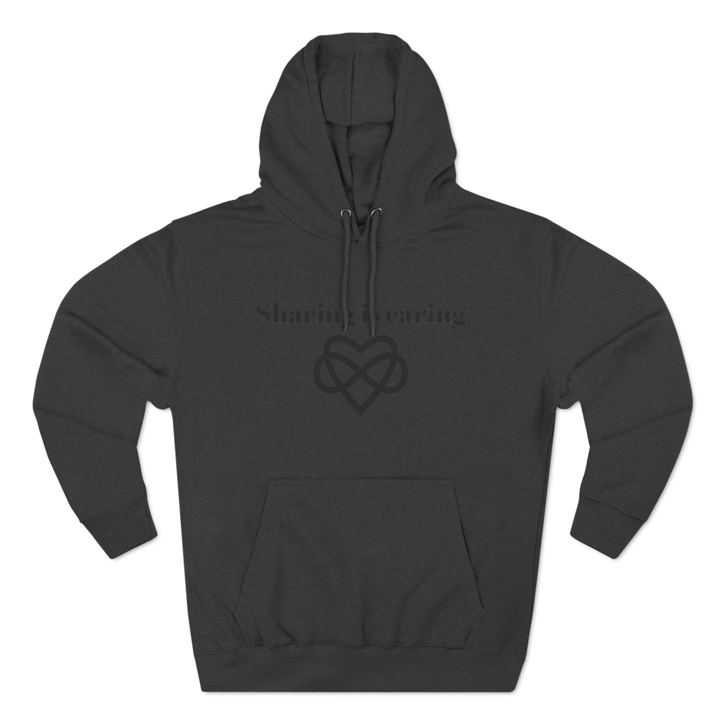 Sharing is Caring Poly Unisex Pullover Hoodie