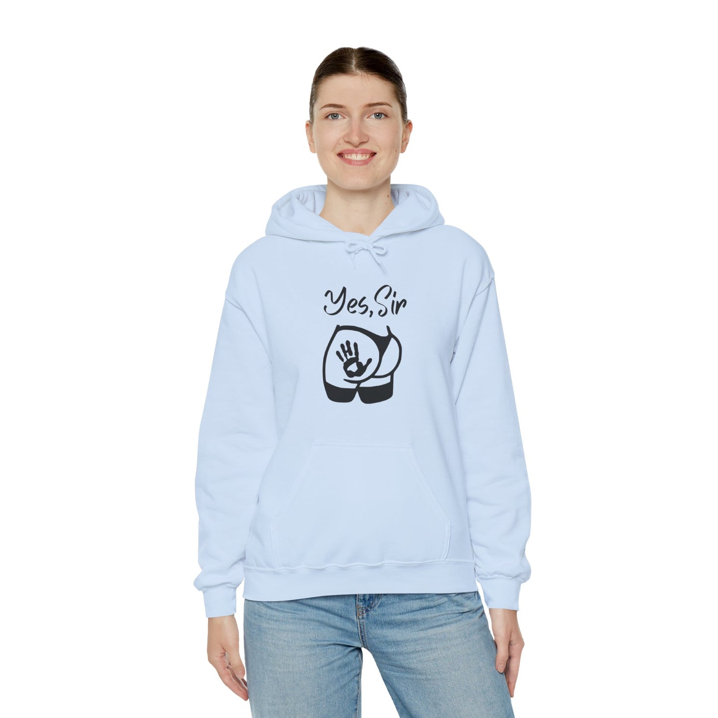 Yes Sir Unisex Hooded Sweatshirt