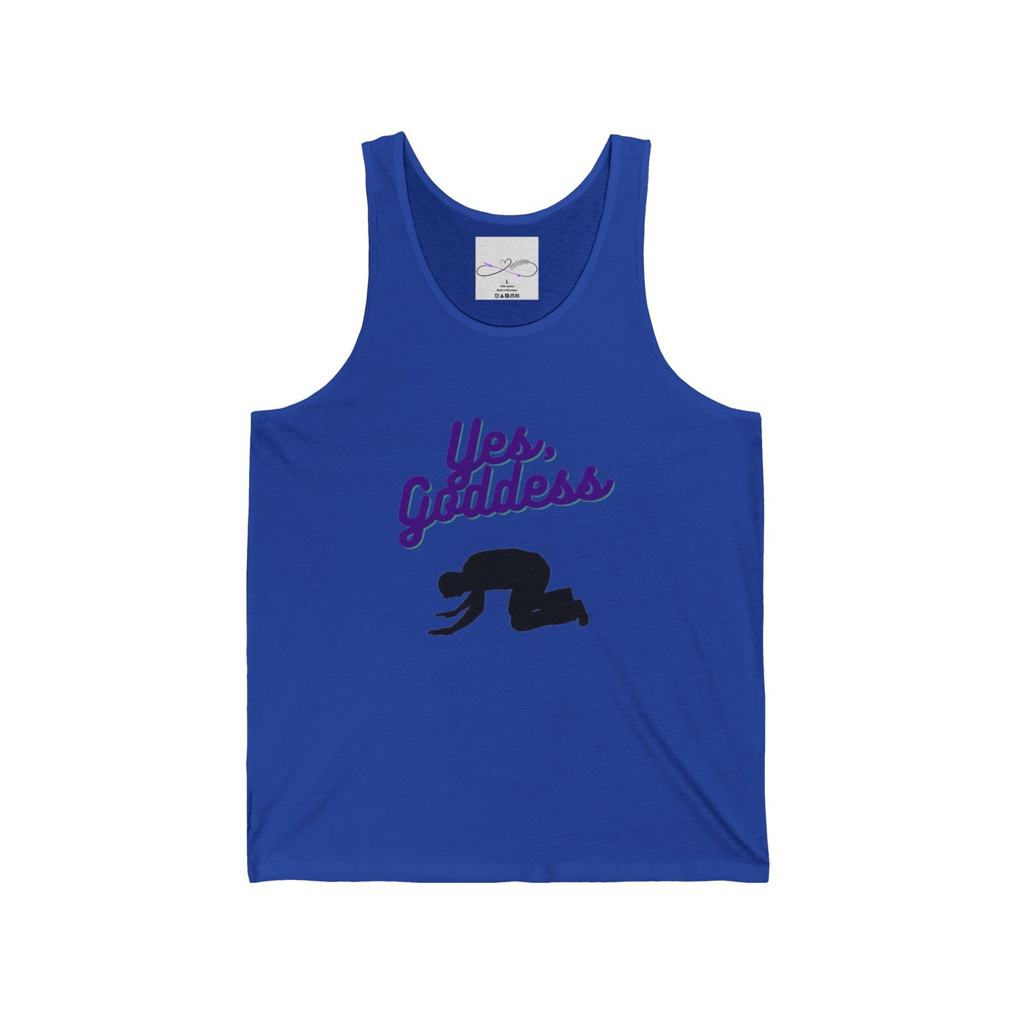 Yes, Goddess Unisex Jersey Tank